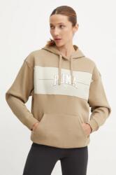 PUMA felső zöld, női, mintás, kapucnis, 681540 - zöld L