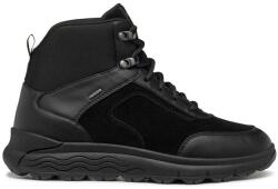 Geox bokacsizma D SPHERICA 4X4 B ABX fekete, női, lapos talpú, D4626B 08522 C9999 - fekete Női 37