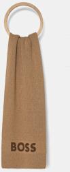 BOSS sál gyapjú keverékből - bézs Univerzális méret - answear - 19 890 Ft
