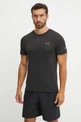 Under Armour futós póló Seamless Stride zöld, mintás, 1375692 - fekete S