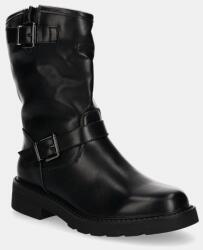 Answear Lab bokacsizma fekete, női, lapos talpú - fekete Női 38 - answear - 15 990 Ft