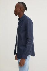 Tommy Hilfiger pamut ing férfi, galléros, sötétkék, regular, DM0DM20458 - sötétkék M