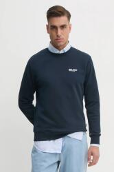 Pepe Jeans felső SAM CREW sötétkék, férfi, nyomott mintás, PM582703 - sötétkék L