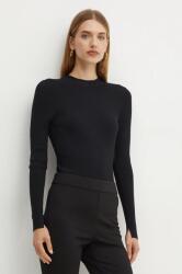 HUGO BOSS pulóver könnyű, női, fekete, 50489430 - fekete L