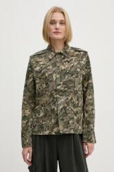 Zadig&Voltaire pamut kabát zöld, átmeneti, WWOW00647 - zöld S