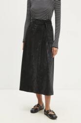 Answear Lab szoknya fekete, maxi, harang alakú - fekete M - answear - 9 590 Ft