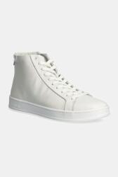 Calvin Klein bőr sportcipő HIGH TOP LACE UP fehér, HM0HM01547 - fehér Férfi 42