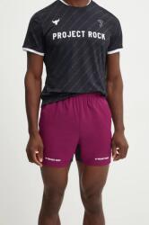 Under Armour edzős rövidnadrág Project Rock lila - lila XL