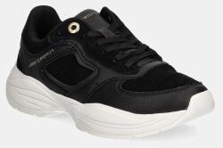 Tommy Hilfiger bőr sportcipő CHUNKY RUNNER fekete, FW0FW08130 - fekete Női 39