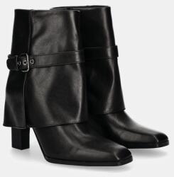 Answear Lab bőr csizma fekete, női, magassarkú - fekete Női 41 - answear - 35 990 Ft