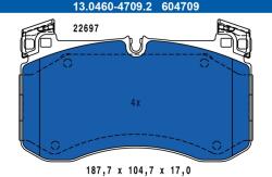 ATE set placute frana, frana disc ATE 13.0460-4709.2 (13.0460-4709.2)