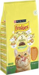 Friskies száraz macskaeledel - Indoor csirkével és hozzáadott kerti zöldségekkel 2 x 10 kg