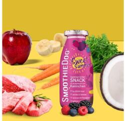SmoothieDog Nyúlhús smoothie menü kutyáknak 250 ml, Summer Edition, SmoothieDog