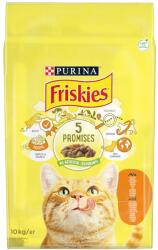 Friskies cu Pui și Legume, hrană uscată pentru pisici 2 x 10 kg