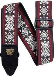 Ernie Ball Classic Jacquard Blackjack Red Curea de chitară (P04669)