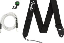 Fender Accessories Bundle Pack Cable Tuner Strap Curea de chitară