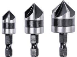 Drel süllyesztő készlet 3 db - os, 12, 16, 19 mm (CON-XFD-1903)