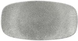 Churchill Farfurie plată rectangulară „Raku „Jasper Grey Churchill, lungime: 298 mm