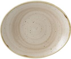 Churchill "Stonecast" "Nutmeg Cream" Farfurie plată ovală, Lungime: 192 mm