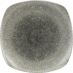 Churchill Raku Quartz Black farfurie plată, pătrată, lungime: 252 mm