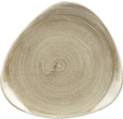 Churchill Stonecast Antique Taupe farfurie plată, triunghiulară, Ø: 192 mm