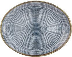 Churchill Talher plat, oval, lungime: 317 mm Churchill Homespun Slate Blue