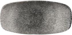 Churchill Raku Quartz Black farfurie plată, dreptunghiulară, lungime: 261 mm