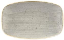 Churchill Plată plat, dreptunghiular, lungime: 200 mm CHURCHILL Stonecast Piper negru