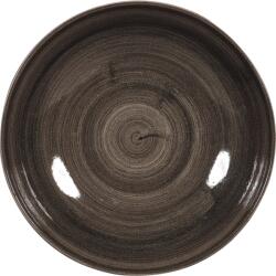 Churchill Stonecast Iron Black farfurie plată, coup, ø: 217 mm