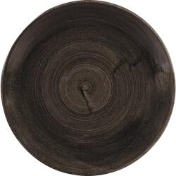 Churchill Stonecast Iron Black farfurie plată, coup, ø: 288 mm