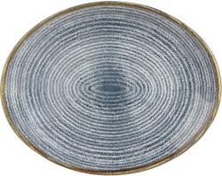 Churchill Homespun Slate Blue farfurie plată, ovală, lungime: 270 mm