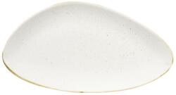 Churchill Plat cu farfurie Churchill Stonecast Barley White, plat, triunghiular, lungime: 355 mm
