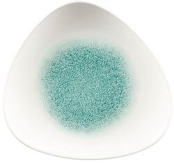 Churchill Raku Verde jade farfurie plată, triunghiulară, ø: 229 mm