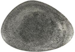 Churchill Raku Quartz Black farfurie plată, triunghi, lungime: 356 mm