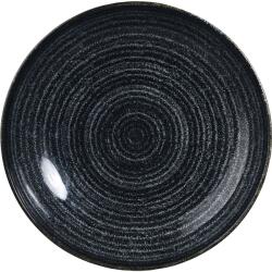 Churchill Homespun Charcoal Black farfurie adâncă, coup, ø: 248 mm