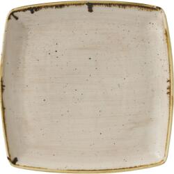 Churchill Tavă plată, pătrată „Stonecast „Nutmeg Cream, lungime: 268 mm
