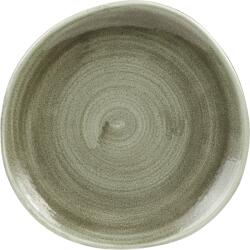 Churchill Stonecast Burnished Green farfurie plată, organică, ø: 210 mm