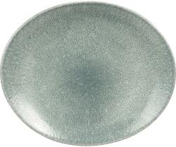 Churchill Raku Topaz Blue farfurie plată, ovală, lungime: 317 mm