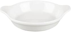 Churchill Cookware Tavă de servire rotundă, cu mână, capacitate: 0, 59 litri, albă Castron
