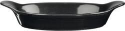 Churchill Vase tavă de servire ovală, cu mâner, capacitate: 0, 38 litri, negru Castron