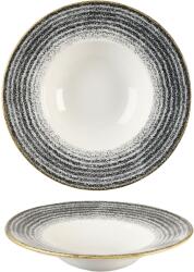 Churchill Homespun Charcoal Black farfurie adâncă, margine, ø: 240 mm