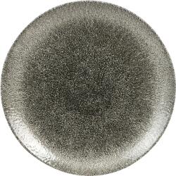 Churchill Raku Quartz Black farfurie plată, coup, ø: 217 mm