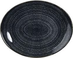 Churchill Farfurie plată, coupe, ovală, lungime: 270 mm CHURCHILL Homespun Charcoal Black