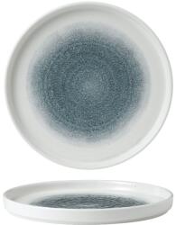 Churchill Raku Topaz Blue farfurie plată, cu margine ridicată, ø: 210 mm