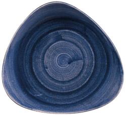 Churchill Stonecast Cobalt Blue farfurie plată, triunghiulară, ø: 229 mm
