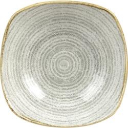 Churchill Farfurie adâncă, pătrată „Homespun „Stone Grey, lungime: 235 mm