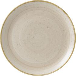 Churchill Taler cu marginea „Stonecast „Nutmeg Cream, plat, coup, ø: 324 mm