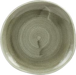 Churchill Plată plat din porțelan „Stonecast „Burnished Green, organic, ø: 186 mm