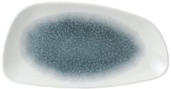 Churchill Raku Topaz Blue farfurie plată, geo, lungime: 300 mm, lățime: 155 mm