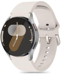 Tech-Protect Silicone szíj Samsung Galaxy Watch 4 / 5 / 5 Pro / 6 / 7 / FE, starlight